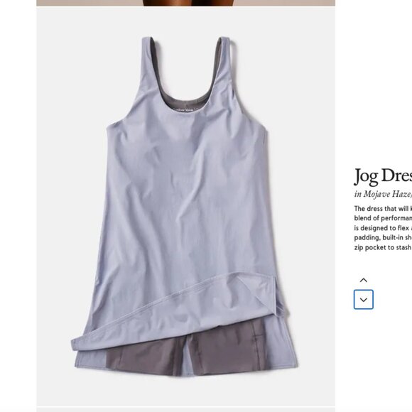 NWT Outdoor Voices Jog Dress in Mojave Haze/Thunder - Picture 6 of 7